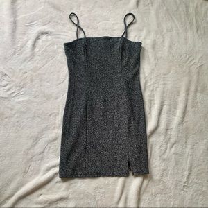 Sparkly silver sz M party dress H&M